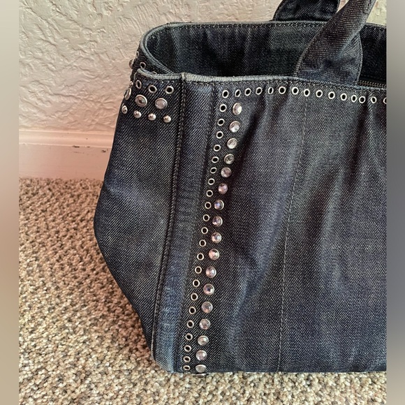 Stunning Prada Large Denim Bijoux Tote - Picture 5 of 15